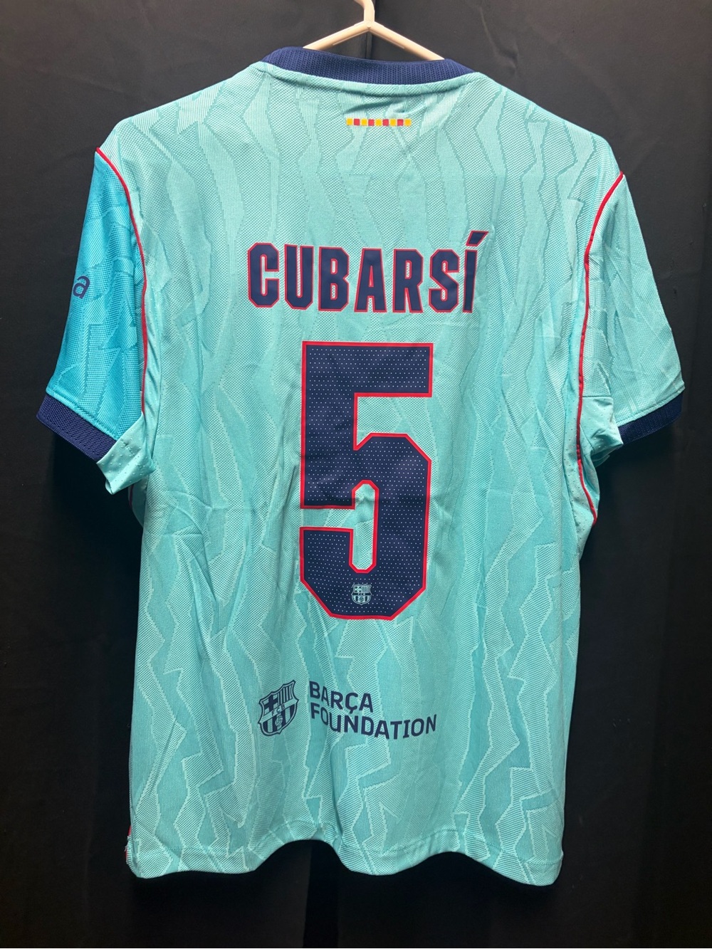 Pau Cubarsi FC Barcelona 26/27 Third Jersey Size Large